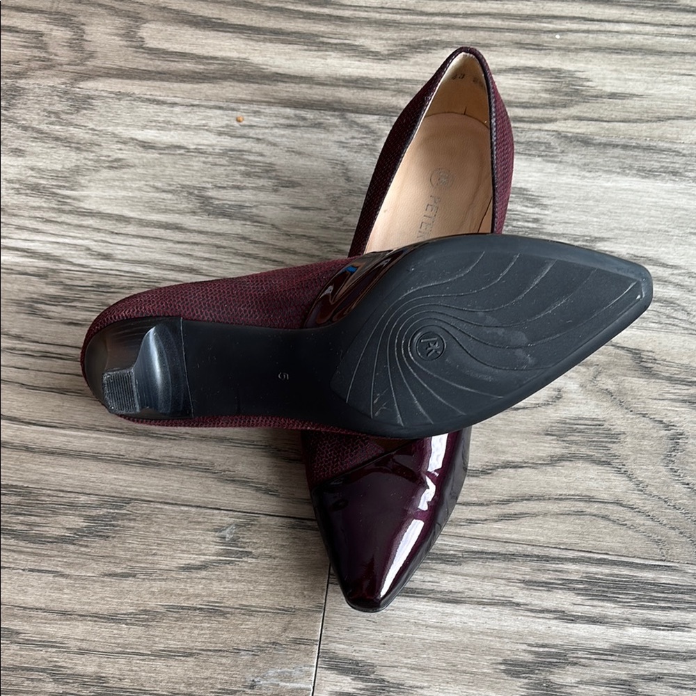 Peter Kaiser Women's Burgundy Pumps size 5, US7.5 - Picture 11 of 15